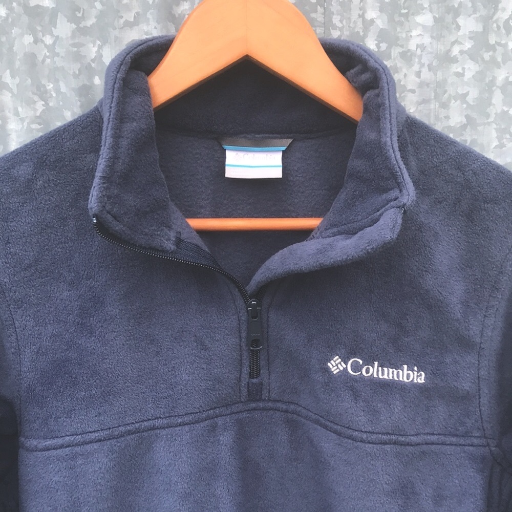 Columbia Fleece Pullover with Quarter-zip